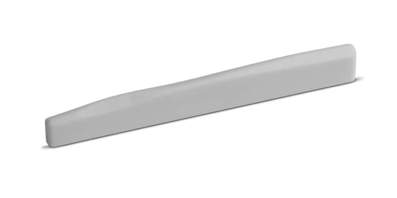 Bone Saddle - Fits Some Post-2009 Taylor® Guitars - Wave Style Compensation - Tall - 11 mm image 1