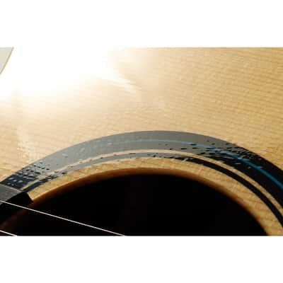 Lag Guitars Tramontane HyVibe THV30DCE Dreadnought Acoustic-Electric Smart Guitar Regular Natural image 4