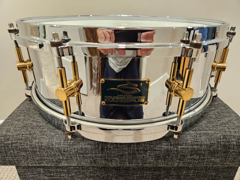 canopus the steel snare 14×5 Canopus 'The Steel' Snare Drum 14x5 - Second Line