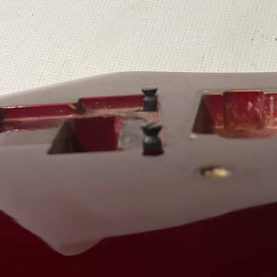 1980's Made in Japan Kramer F-1000 Candy Apple Red Single Pickup Guitar Body Floyd Ready image 8