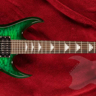 B.C. Rich Rich Bich Legacy (Rich "B") Transparent Green image 2