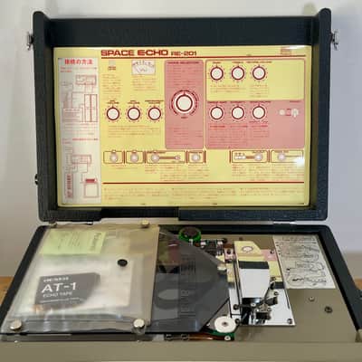*SERVICED* - Excellent Condition, Roland RE-201 Space Echo Tape Delay / Reverb 1970s - Black - With FS-1 Footswitch and Extras image 14