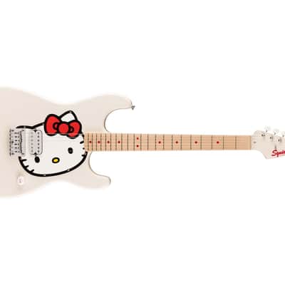 Fender Squier Hello Kitty Stratocaster - White image 3