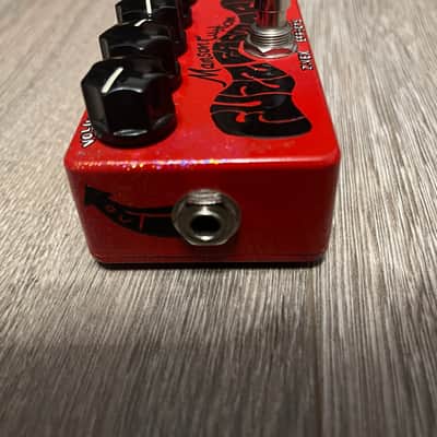 Zvex Fuzz Factory Manson guitars custom - Hand-Painted glitterati red 2 of 10 image 4