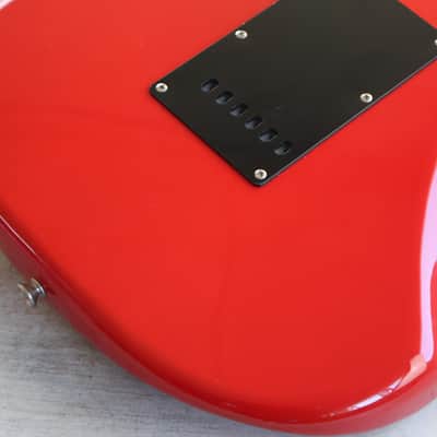 1985 Squier Japan Contemporary Series HSS Stratocaster (Torino Red) image 9