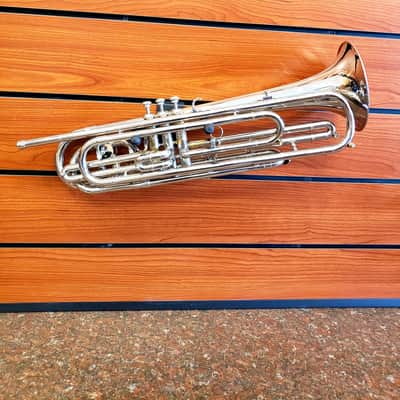 Emo Champion Bass Trumpet Silver image 1