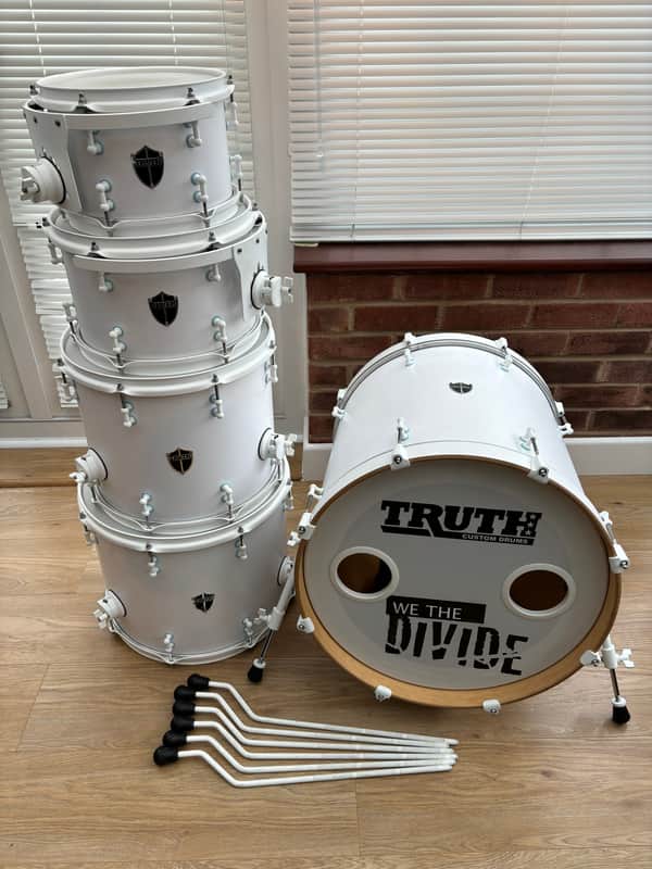 Truth custom drums Custom 2012 - Flat white image 1
