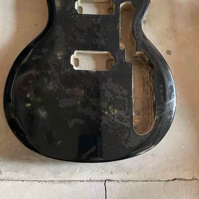 Black DIY Project Guitar Basswood Body image 1