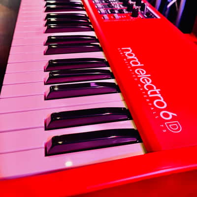 Nord Electro 6D SW73 Semi-Weighted 73-Key Digital Piano 2018 - 2022 - Red image 1