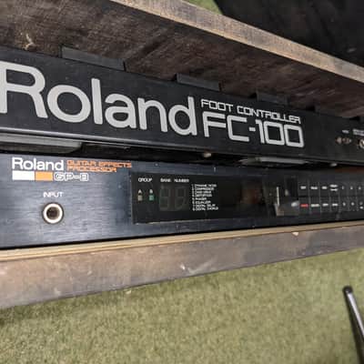 Roland GP-8 + foot controler FC100- 80's- Black image 5