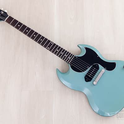 1963 Gibson Les Paul SG Junior Vintage Guitar Pelham Blue w/ Case image 11