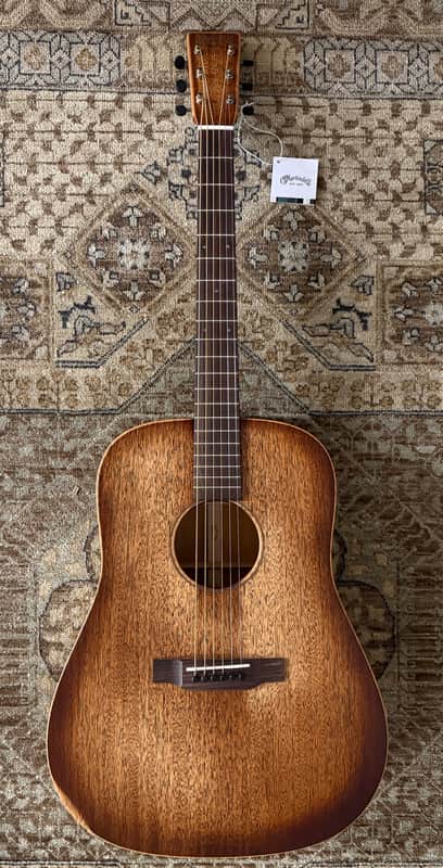Martin D15M StreetMaster Dreadnought Acoustic w/ Gig Bag & Free Pro Setup image 1