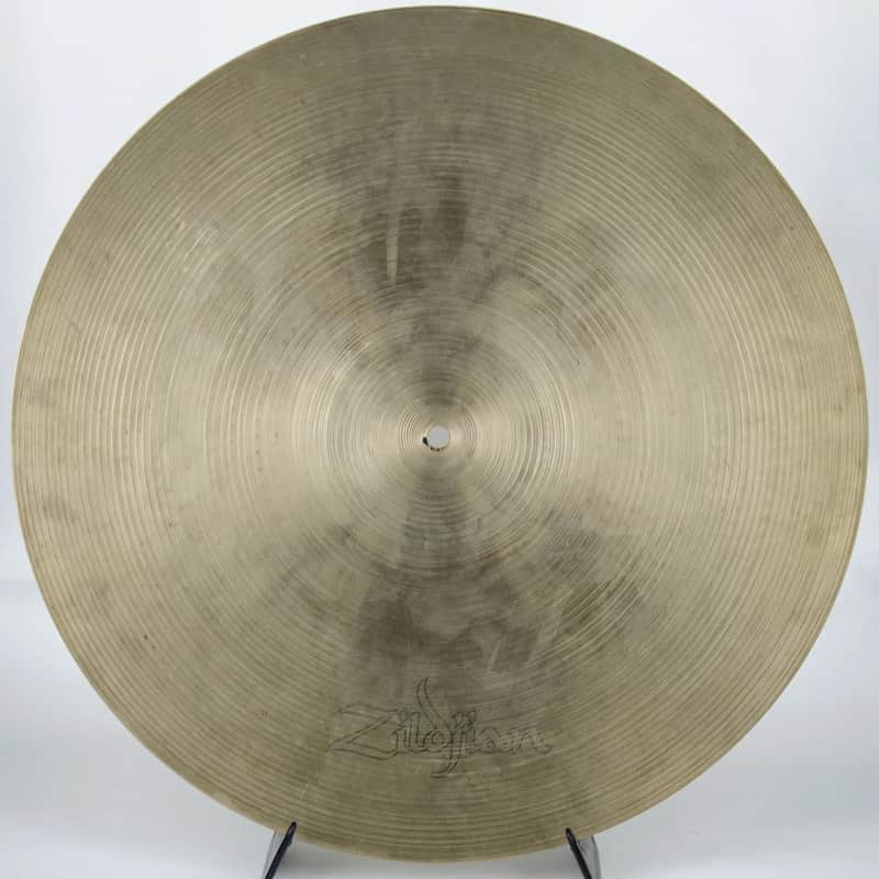A. Zildjian 20" Hollow Logo Flat Top Ride Cymbal 1978 - 1982 image 2