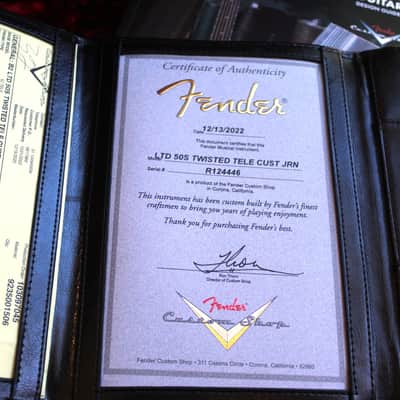 FENDER "Custom Shop Limited Edition '50s Twisted Telecaster Custom Journeyman Relic , Aged Tahitian Coral" 3, 57 KG image 19