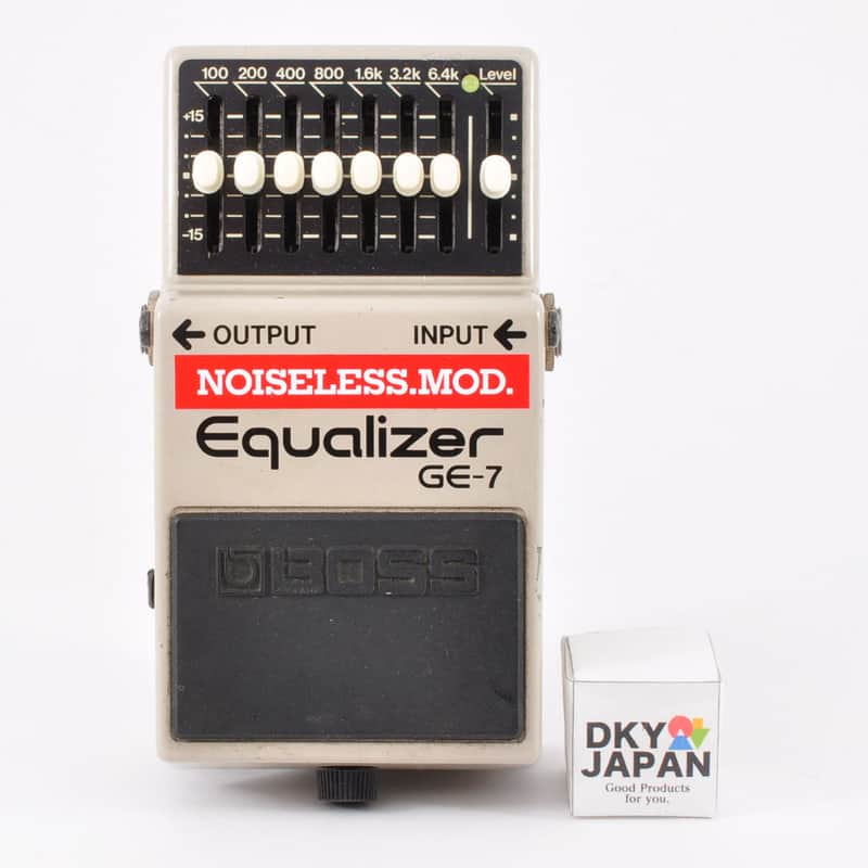 Boss GE-7 Modified Noiseless Equalizer Made in Japan 1985 Guitar Effects Pedal Used From Japan #526200 image 1