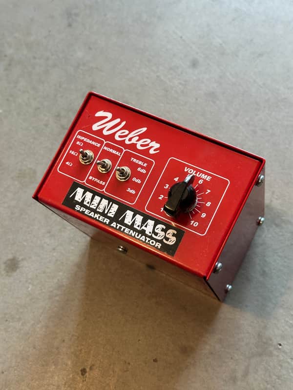 Weber Mini Mass 50w Guitar Amp Speaker Attenuator