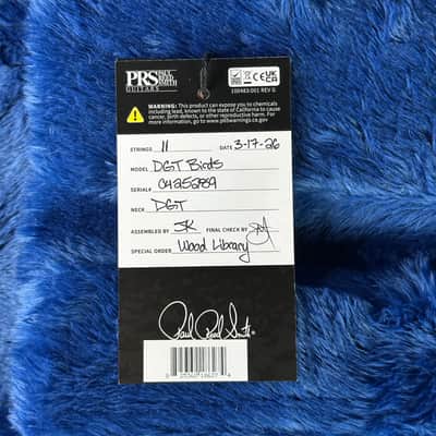 PRS Wood Library DGT 10 Top Livingston Lemondrop Korina / Brazilian RW w/case 0425289 image 11