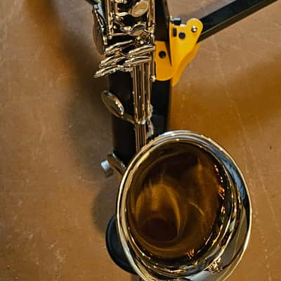 Yamaha YCL-221II Standard Bb Bass Clarinet with Low Eb 2010s - Black image 8