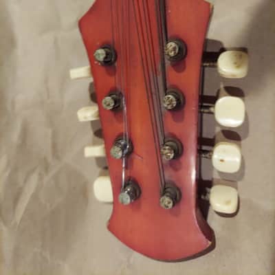 Suzuki Mandolin Model 601, Japan, 1970, Good condition, needs re-gluing image 4