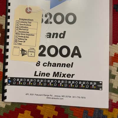 API Summing Mixer System 7800, 8200 x4, L100 Power Supply - All Cabling image 18