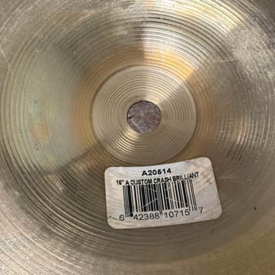 Zildjian 16" A Custom Crash Cymbal 969g image 8