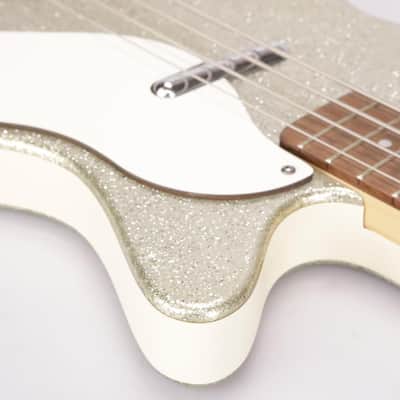 90s Danelectro '59 DC Long Scale 4-String Sparkle Bass Wendy & Lisa #37081 image 19
