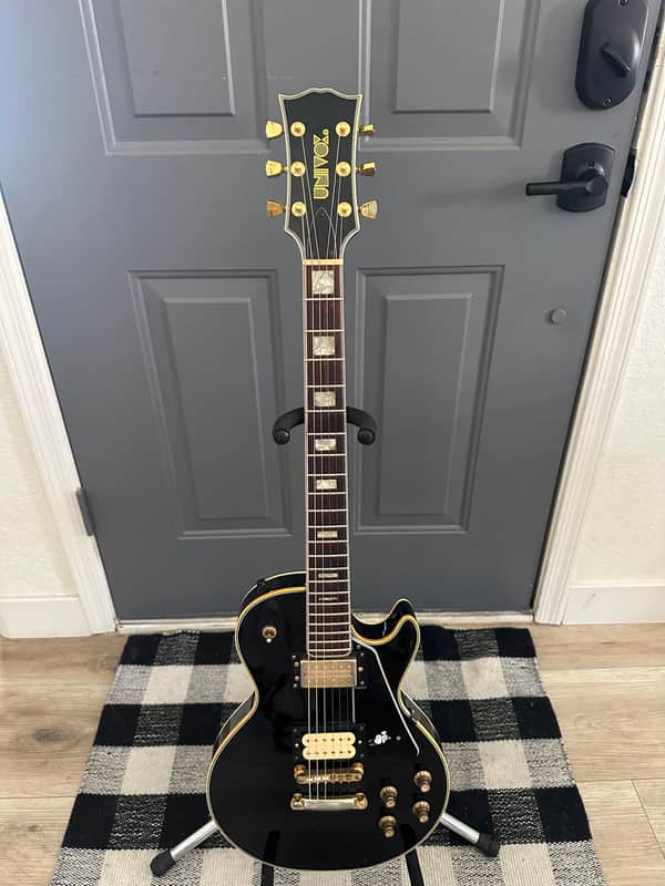 Univox Les Paul 70s - Black image 1