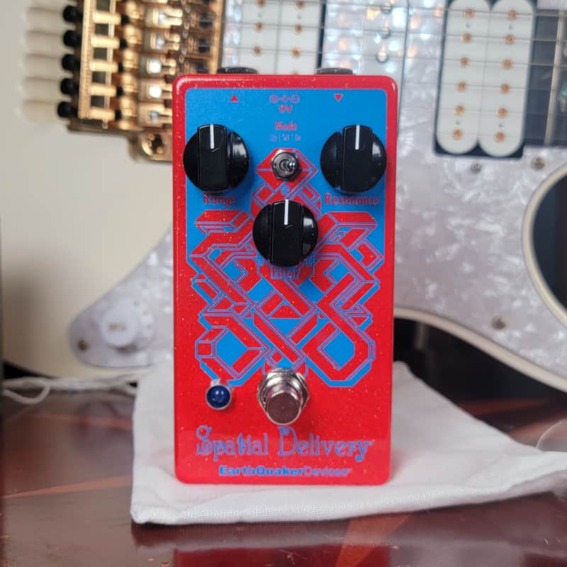 EarthQuaker Devices Spatial Delivery Envelope Filter V2 Red Sparkle - Free Shipping to the USA image 1