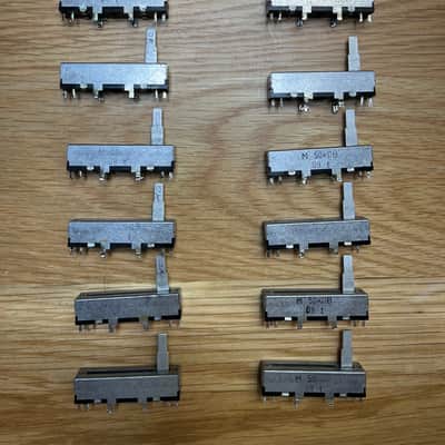 (Qty-14) Original Roland Jupiter-4 sliders(50KB)