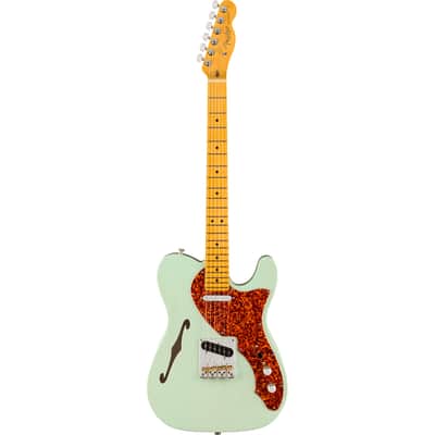 Fender American Professional II Telecaster Thinline - Transparent Surf Green image 2