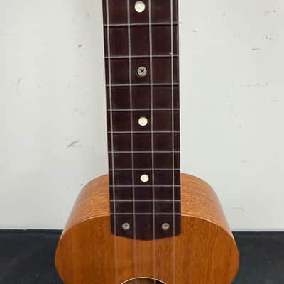 Vintage 1950's Roy Smeck Genuine Mahogany Soprano Ukulele  USA Made by Harmony image 5