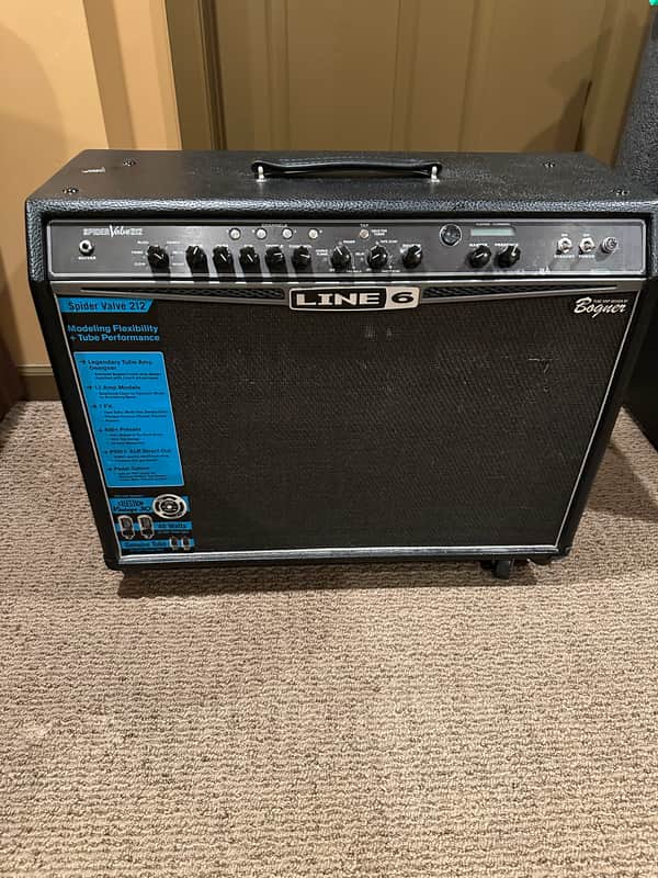 Line 6 Spider Valve 212 40-Watt 2x12" Digital Modeling Guitar Combo 2007 - 2009 - Black image 1