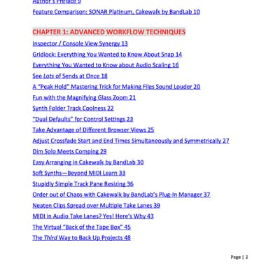 eBook: The Huge Book of Cakewalk By BandLab Tips by Craig Anderton image 2