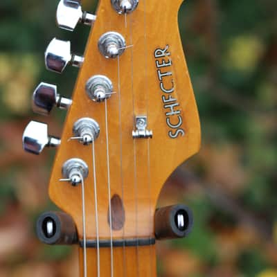 Schecter dream machine exotic woods boogie bodies brass hardware - natural image 2