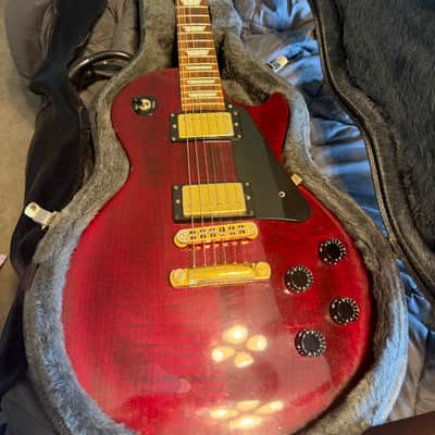 Gibson Les Paul Studio Lite 1990 - 1998 - Trans Red and Gold image 1