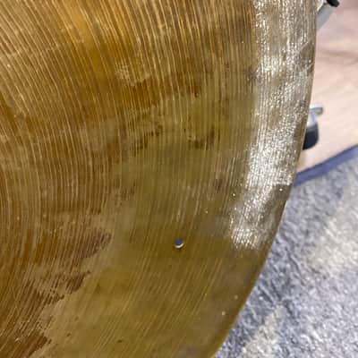 K. Zildjian 18" New Stamp Crash Cymbal w/ Rivets 1582 gr. Video DEMO image 10