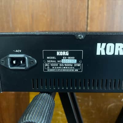 Korg EX-8000 Programmable Polyphonic Synthe Module new internal battery image 6
