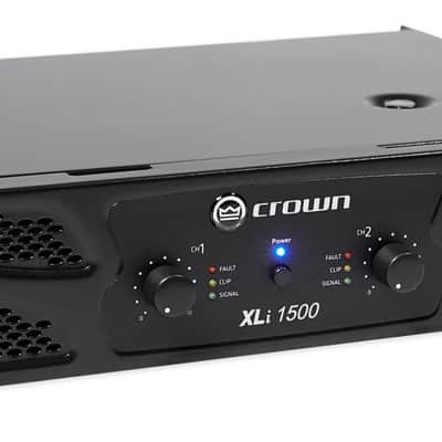 Crown Pro XLi1500 900w 2 Channel DJ/PA Power Amplifier Professional Amp XLI 1500 image 7