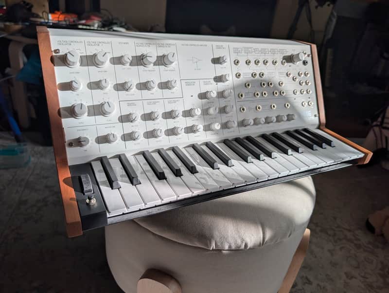 Korg MS-20 Mini Limited Edition Semi-Modular Analog Synthesizer 2013 - Present - White image 1
