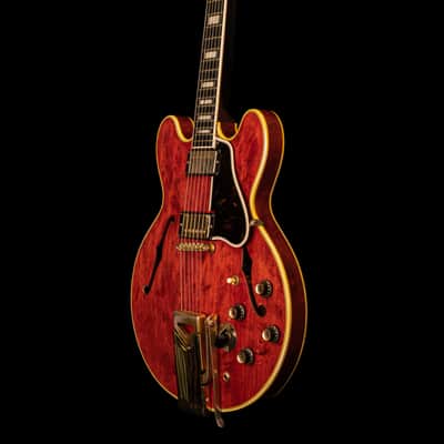 Gibson ES-355 TDC Stereo Sideways Vibrola Cherry 1962 image 5