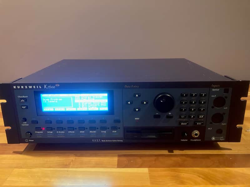 Kurzweil K2600R Rackmount Digital Workstation Sound Module- Software version 4.0 - Fully loaded with 1,000 programs  Near-Mint Condition from Original owner image 1