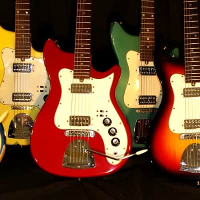 KAPA CO-IV Continental 1966 Guitar COLLECTION. 6 guitars, one group. RARE. Made in the USA. image 2