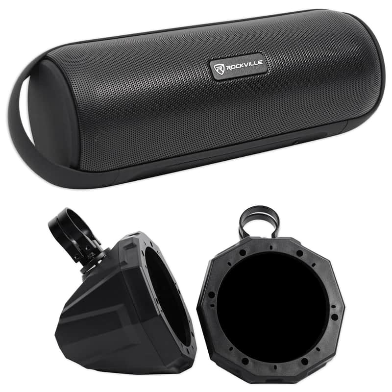 SSV Works 1.85" Roll Bar Tower Speaker 6.5" Pods+Portable Bluetooth Home Speaker image 1