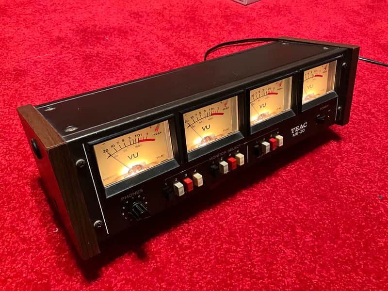 TEAC MB-20 analog VU meter bridge 1979 - 1981 | Reverb