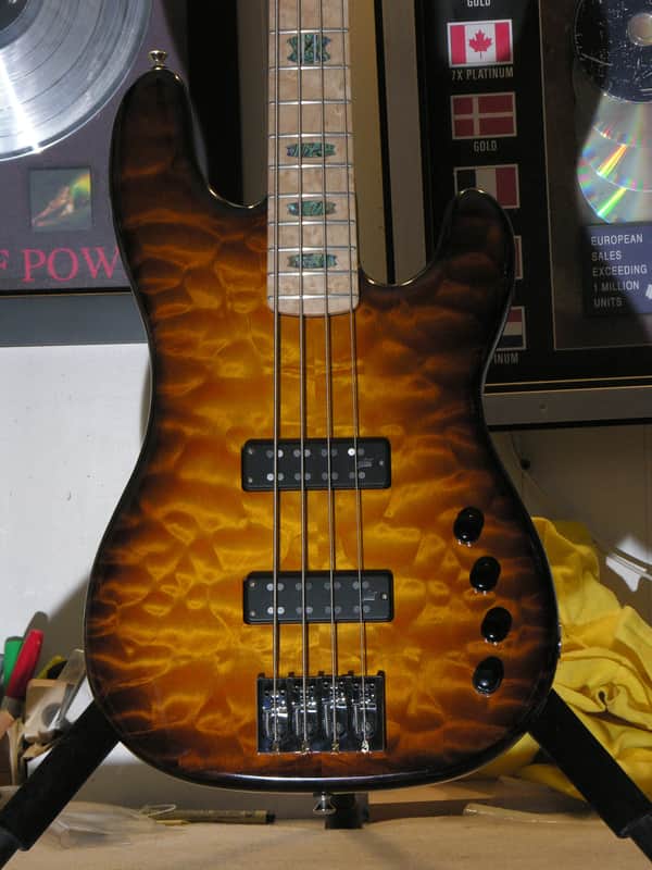 Spector Coda4P DLX # 016 Tobacco Sunburst      NAMM Show Demo image 1