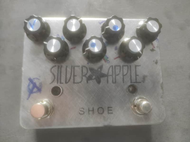 Shoe Pedals Silver Apple Fuzz image 1