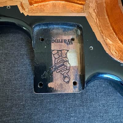 WARMOTH JAZZMASTER BODY • MJT BLACK NITRO RELIC • MASTERY BRIDGE & VIBRATO • NO PICKUPS image 16