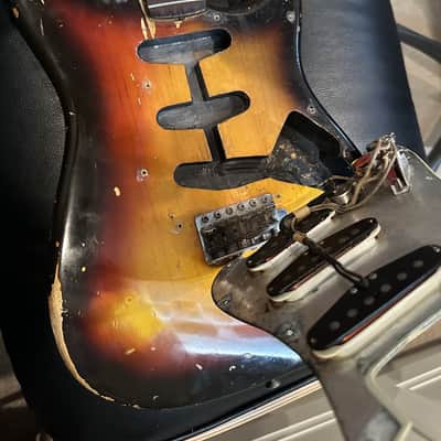 1961 Fender Stratocaster Sunburst - Slab Board. image 14