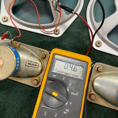 Pair of Saba Green Cone Woofers and Tweeters 5 Ohm Version in Excellent + Cond. image 7