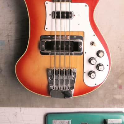 Ibanez Rickenbacker 4001 copy 1974 - fireburst image 3